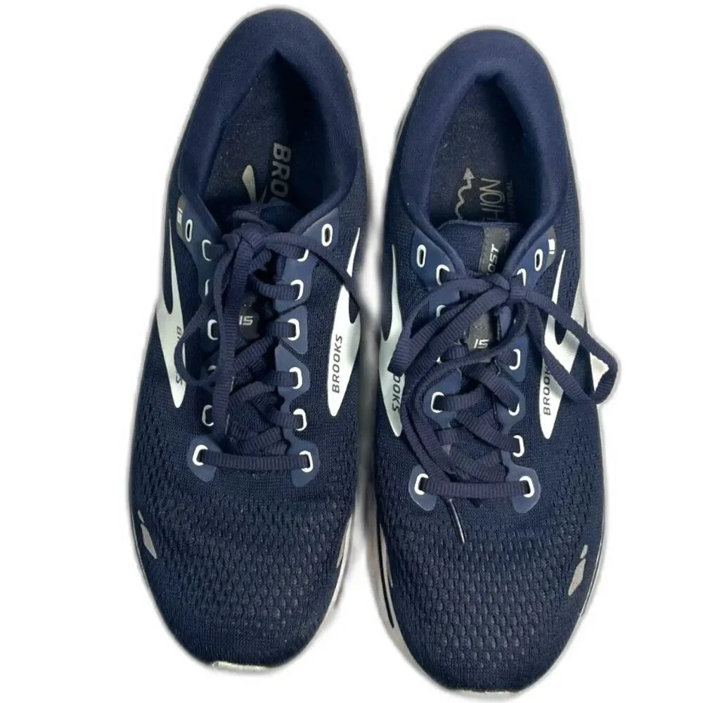 Brooks Ghost Men's 15 Running Shoes - Navy/White SZ 10